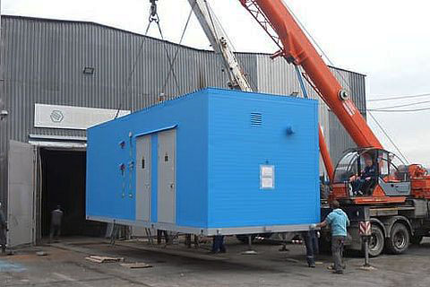 Погрузка взрывостойкого блок-бокса