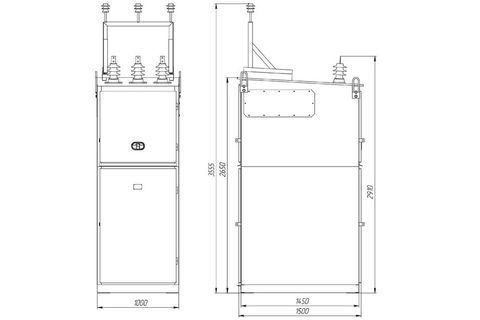 КРН, габаритный чертеж